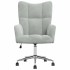 Sillón de relax de terciopelo gris