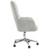 Sillón de relax de terciopelo gris