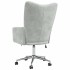 Sillón de relax de terciopelo gris