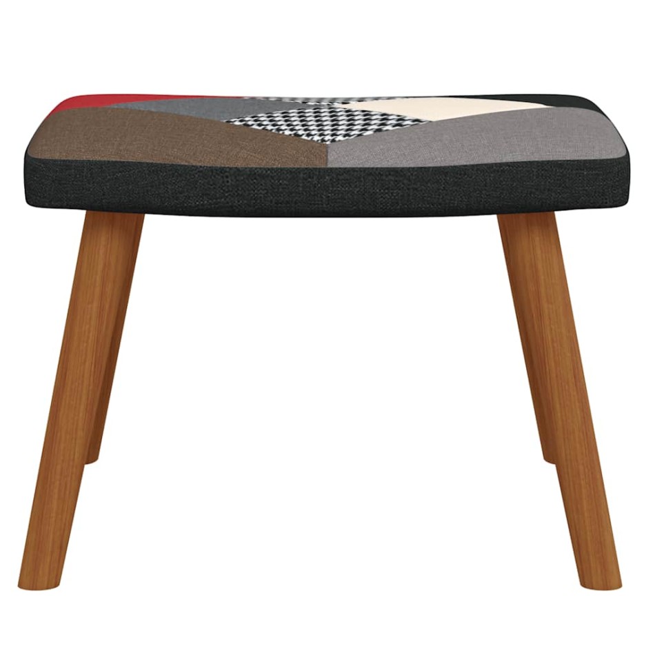 Silla de relajación con reposapiés tela