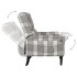 Silla reclinable de tela