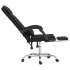 Silla de oficina reclinable masaje cuero sintético