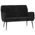 Banco de terciopelo negro 108x79x79