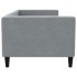 Sofá cama sin colchón tela gris claro 80x200