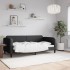 Sofá cama sin colchón tela negro 90x190