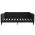 Sofá cama sin colchón tela negro 90x190