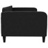 Sofá cama sin colchón tela negro 90x190