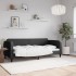 Sofá cama sin colchón tela negro 80x200