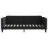 Sofá cama sin colchón tela negro 80x200