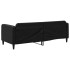 Sofá cama sin colchón tela negro 80x200