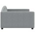 Sofá cama sin colchón tela gris claro 100x200
