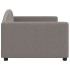Sofá cama sin colchón tela taupe 90x200