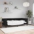 Sofá cama sin colchón terciopelo negro 90x190