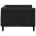 Sofá cama sin colchón terciopelo negro 90x190