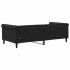 Sofá cama sin colchón terciopelo negro 90x190