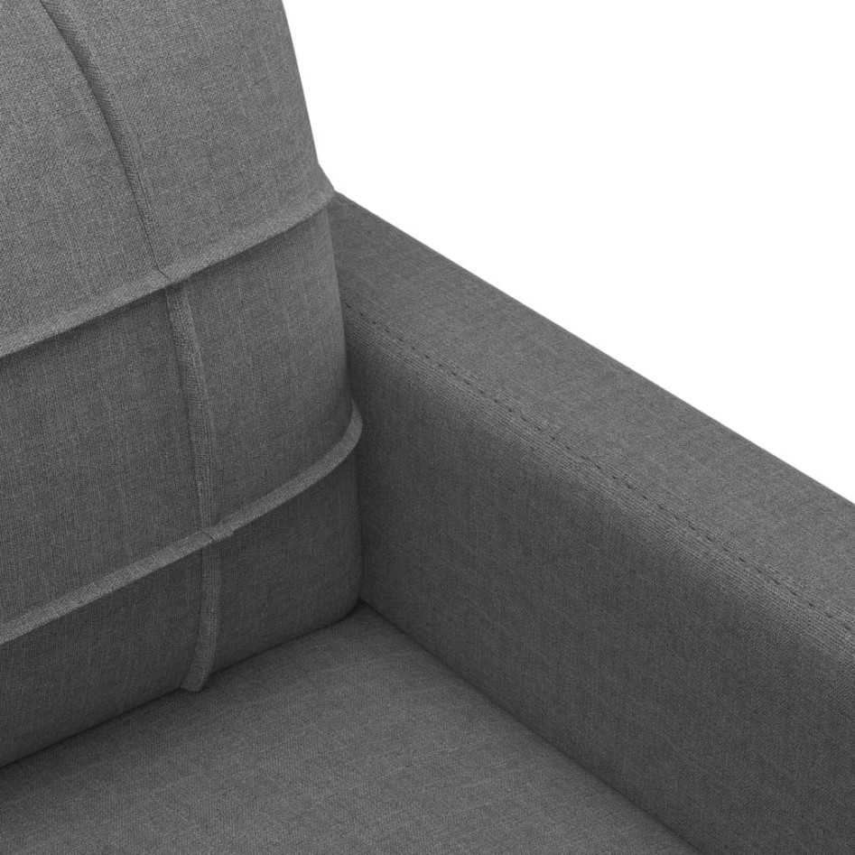 Sillón de tela gris oscuro 60