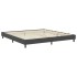 Estructura de cama Box Spring sin colchón tela gris 200x200