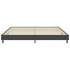 Estructura de cama Box Spring sin colchón tela gris 200x200