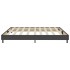 Estructura de cama Box Spring sin colchón tela gris 200x200