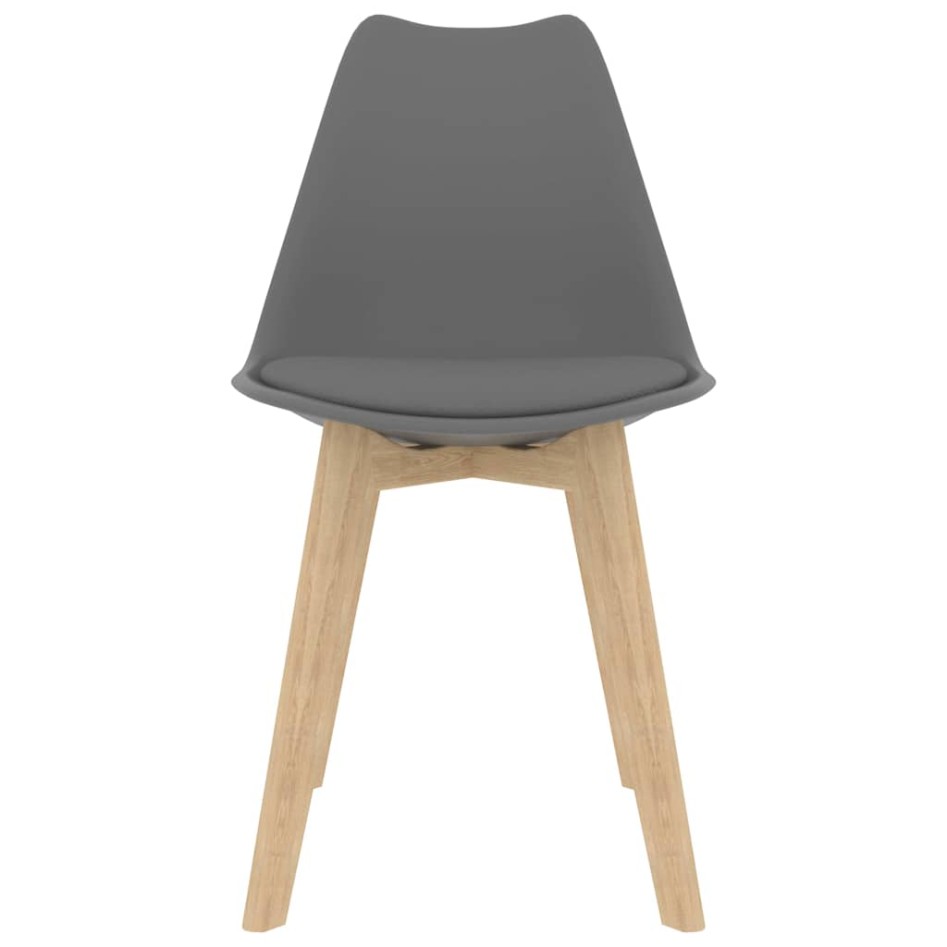 Sillas de comedor 2 unidades plástico