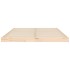 Estructura de cama sin colchón madera de pino blanca 140x200