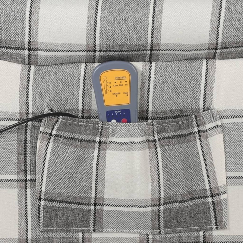 Sillón de masaje reclinable de tela