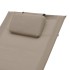 Tumbona con almohada textileno