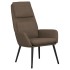 Sillón de relax de tela gris