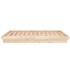 Estructura de cama de madera maciza 90x200