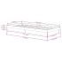 Estructura de cama de madera maciza 90x200