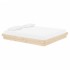 Estructura de cama doble sin colchón madera