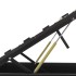 Cama canapé hidráulica cuero sintético negro 90x200