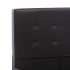 Cama canapé hidráulica cuero sintético negro 90x200
