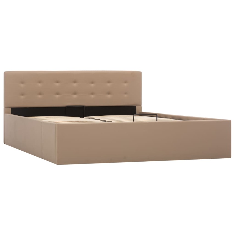 Cama canapé hidráulica sin colchón capuchino 140x200