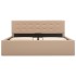 Cama canapé hidráulica sin colchón capuchino 140x200