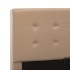 Cama canapé hidráulica cuero sintético capuchino 180x200