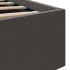 Cama canapé hidráulica almacenaje tela gris oscuro 100x200