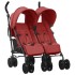Carrito para gemelos de acero