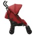 Carrito para gemelos de acero