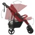 Carrito para gemelos de acero