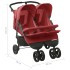 Carrito para gemelos de acero