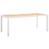 Conjunto de comedor de jardín 9 piezas ratán sintético
