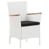 Conjunto de comedor de jardín 9 piezas ratán sintético