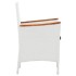 Conjunto de comedor de jardín 9 piezas ratán sintético
