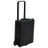 Maletín de vuelo con ruedas PP negro 63x50x23