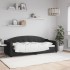 Sofá cama sin colchón tela negro 80x200