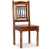 Sillas de comedor 4 unidades madera maciza