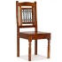 Sillas de comedor 4 unidades madera maciza