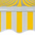 Toldo plegable de operación manual 600 cm amarillo y