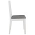 Sillas de comedor con cojines 6 unidades madera maciza